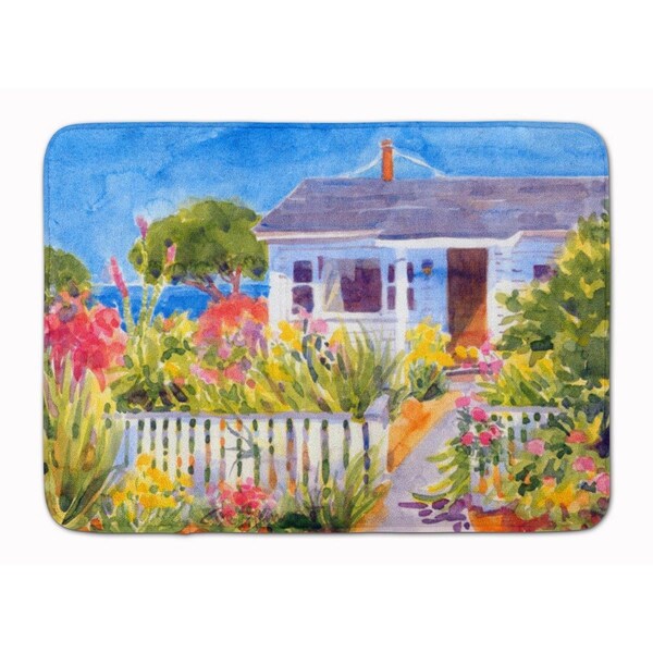 Carolines Treasures Seaside Beach Cottage Machine Washable Memory Foam Mat 6034RUG - main